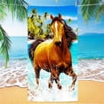 thumbnail image 7 of Boovnll Beach Towel, Sand Free Lightweight Microfiber Oversized Beach Towels Quick Dry for Beach Yoga Gym Pool, Beach Accessories, 30x60", 7 of 7