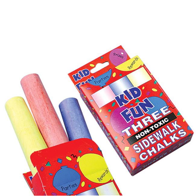 US Toy Company Sidewalk Chalk3Bx Pack of 12