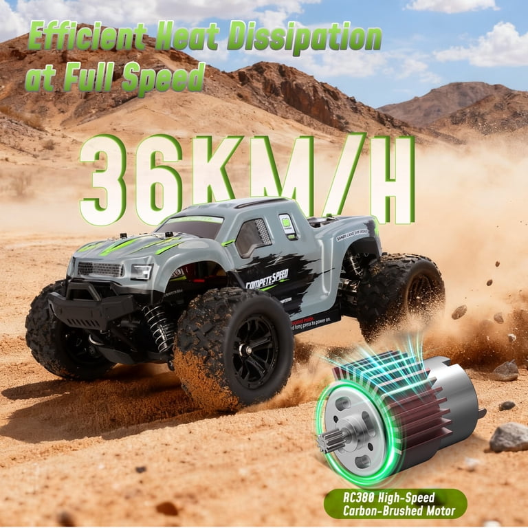 1:18 Scale 4WD High-Speed RC Monster Truck photo 2