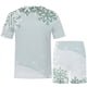 thumbnail image 4 of Conjunto de blusa y pantalones de manga corta con estampado 3D de camiseta de cuello redondo de Navidad informal para hombres Pompotops  oipoqjl35881, 4 of 8