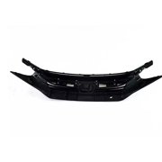 POWECHOX Front Bumper Grill Black W/Chrome Trim Compatible with Honda Civic Sedan 4D 2016 2017 2018 Models, No Emblem