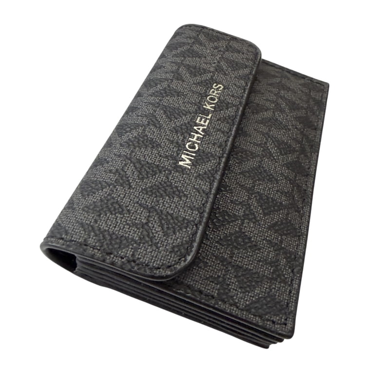 Michael Kors シグネチャー パスポートケース ブラック Michael Kors Women‚Äôs Cooper Logo Accordion Card Case, Signature