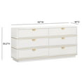 thumbnail image 3 of TOV Furniture Julieta Cream 6 Drawer Dresser, 3 of 7