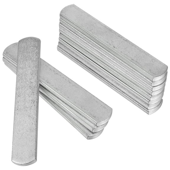 Houderco Weighted Steel Plates Silver 12Pcs 5.9Inx0.98Inx0.28In