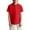 376#Red, variant on Uniform Shirts for Boys Short Sleeve Polo Shirts School Uniform, Button Closure, Soft Fit​ Green Size 7-8