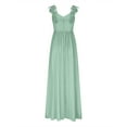 thumbnail image 3 of Meichang Robe en Maille pour Femme Grande Taille, Tendance, avec Bretelles en Dentelle, Robes de Mariage, Tunique Évasée, Robe Swing, Couleur Unie, Robes d'Été Décontractées, Col en V, Soirée, Bal de Promo, P-5TG, 3 of 5
