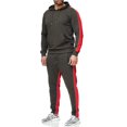 thumbnail image 2 of Chándal para hombre de 2 piezas con capucha y conjuntos de trajes deportivos para correr con bolsillos, 2 of 3