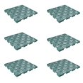 thumbnail image 2 of Pure Garden 50-LG1170 Patio & Deck Tiles-Interlocking Diamond Pattern Outdoor Flooring Pavers - Green - Set of 6, 2 of 8