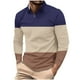 thumbnail image 2 of Blusa y camisa de manga larga con cuello vuelto para hombre, informal, con cuello vuelto, estampado, para fitness, deportiva, de manga larga, de poliéster, 2 of 5