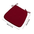thumbnail image 3 of LHWEN Chiavari Chair Cushion Pad with Attachment Straps Perfect for Weddings Parties Events Comfortable Multiple Colors Reusable Easy Care Washable Fits Chiavari Chairs Ideal for Receptions, 3 of 3