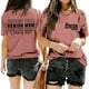 thumbnail image 2 of Camiseta de graduación para madres mayores - Promoción de 2025, poliéster-algodón, tallas S-XXL, manga corta, estampado divertido, 2 of 3