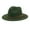 Army Green, variant on MANHUJI Windfall Men & Women Vintage Wide Brim Fedora Hat With Belt Buckle (Orange,One Size)
