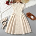 thumbnail image 5 of Tfken Soft Dresses Girls Comfy Holiday Travel Girls Tutu Dresses A Line Floral Decoration Party Fashion Children Cute Clothes Size 8 Years, 5 of 7
