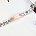 thumbnail image 2 of Couple Bracelet Stainless Steels Link Bracelet Hollow Locket Cremation Jewelry For Ashes Holder Memoirla Urn Bracelet for Ashes, 2 of 5
