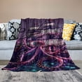 thumbnail image 2 of Orinice Octopus Tentacles Warm Lightweight Blanket Soft Fleece Blankets All Seasons Throw Blanket 40x50in, 2 of 6
