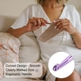 thumbnail image 4 of REGALWOVEN Aluminum Crochet Hook US Size Knitting Needles for DIY Craft Yarn Purple 6.5mm, 4 of 5