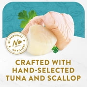 Purina Fancy Feast Appetizers Wet Cat Food, Tuna & Scallop in Broth, 1.1 oz Tray