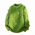 thumbnail image 3 of Yaoyar Men's Solid Color Long Sleeved Round Neck Warm Pullover Knitted Sweater, 3 of 8