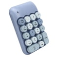 thumbnail image 4 of 2.4G 18 Teclas Teclado Numérico Mecánico Inalámbrico Portátil Accesorio De Computadora De Escritorio Azul, 4 of 5