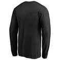 thumbnail image 3 of Men's Black Chicago Blackhawks Static Logo Long Sleeve T-Shirt, 3 of 3