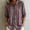 Purple, variant on Morttic Women's Striped Lapel Collar Button Down Shirt – Collared Puff 3/4 Sleeve Blouse, Casual Loose Summer Top Purple,S