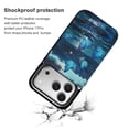 thumbnail image 4 of Wallet Case For Apple iPhone Air / 17 Pro / 17 Pro Max Series with Card Holder, PU Leather Kickstand Card Slots Screen Protector Included For iPhone 17 Series, Butterfly Ocean, 4 of 8