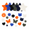 thumbnail image 3 of Unique Bargains 4 Pcs Self-Adhesive Five-pointed Star Durable Nylon Repair Patches 2.36"x2.36" Navy Blue, 3 of 4