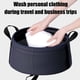 thumbnail image 5 of Lavabo plegable portátil de viaje, 2,25 galones, ideal para acampar al aire libre, senderismo, viajes, pesca, lavado y jardinería. Impermeable, duradero y ligero, color azul., 5 of 6