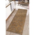 thumbnail image 2 of Superior Abner Geometric Diamond Indoor Area Runner, 2' 7" x 8', Camel/Grey, 2 of 6