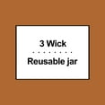thumbnail image 4 of Mainstays Pumpkin Spice Scented Candle, 3-Wick Ombre Wrapped, 14 oz, 4 of 6