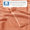 thumbnail image 3 of Great Bay Home Quick Dry Loop Textured 12-Pack Washcloth Set, 13" x 13", Dusty Rose, 3 of 6