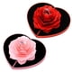 thumbnail image 2 of Caja de anillo giratorio rosa en forma de corazón Caja de anillo propuesta de levantamiento de flores creativas, 2 of 10