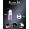 thumbnail image 4 of USB C Car Charger Adapter,AILKIN 2PACK 60W PD3.0 USB Type C Car Charger for iPhone Fast USB Dual Port Car Cigarette Lighter Socket,Purple, 4 of 5