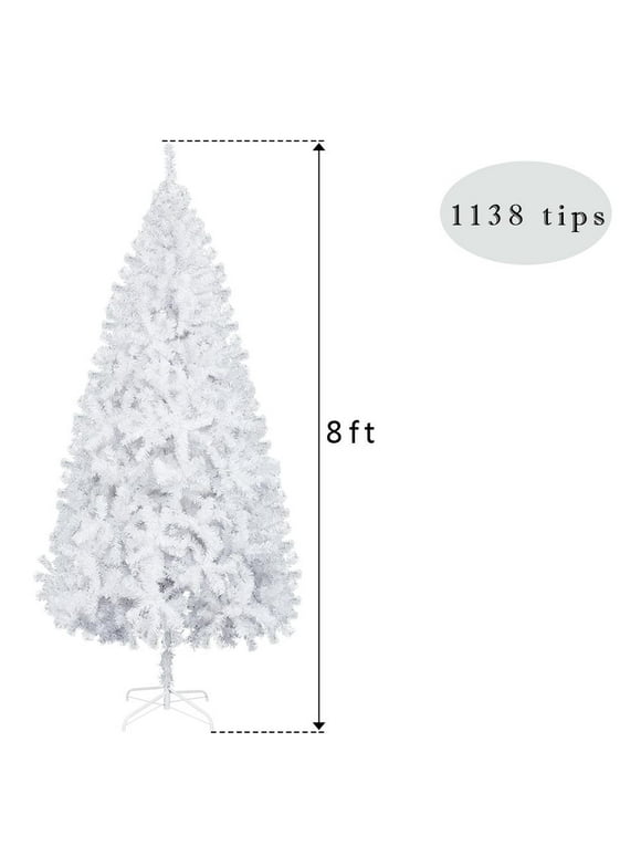 White Christmas Trees