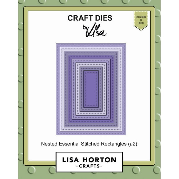 Lisa Horton Crafts Nested Dies-Essentials Rectangles (A2)