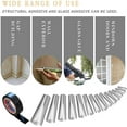 thumbnail image 4 of 19-piece Sealant Removal Plastic Scraper Caulking Nozzle Applicator Trim Seam Tool, 4 of 5