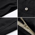 thumbnail image 7 of Garbnen Mens Dress Shorts Zippered Front Straight Leg Men Golf Shorts Relaxed Fit Lightweight Outdoor Office Men Shorts Casual with Pocket No Belt Black XL, 7 of 7