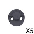 thumbnail image 1 of Runquan 5xBlack Round Rubber Violin Mute Accessory, 1 of 8