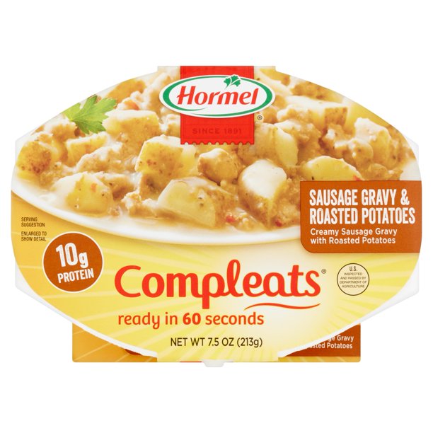 HORMEL™ COMPLEATS® Good Mornings Sausage Gravy & Potatoes 7.5 oz. Bowl
