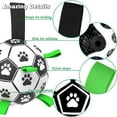 thumbnail image 2 of Durable Dog Toys Soccer Ball with Nylon Straps Hand Pump for Puppies Medium Large Dogs, 2 of 6