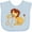 Blue, variant on Inktastic Cute Leo the Lion Zodiac Sign Boys or Girls Baby Bib