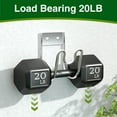 thumbnail image 7 of Stainless Steel Garden Hose Holder - Silver SS304 Water Hose Holder - Wall Mounted Hose Hanger Heavy Duty for Water Hose Extension Cords Vacuum Hose, Anti-Rust, 7 of 7