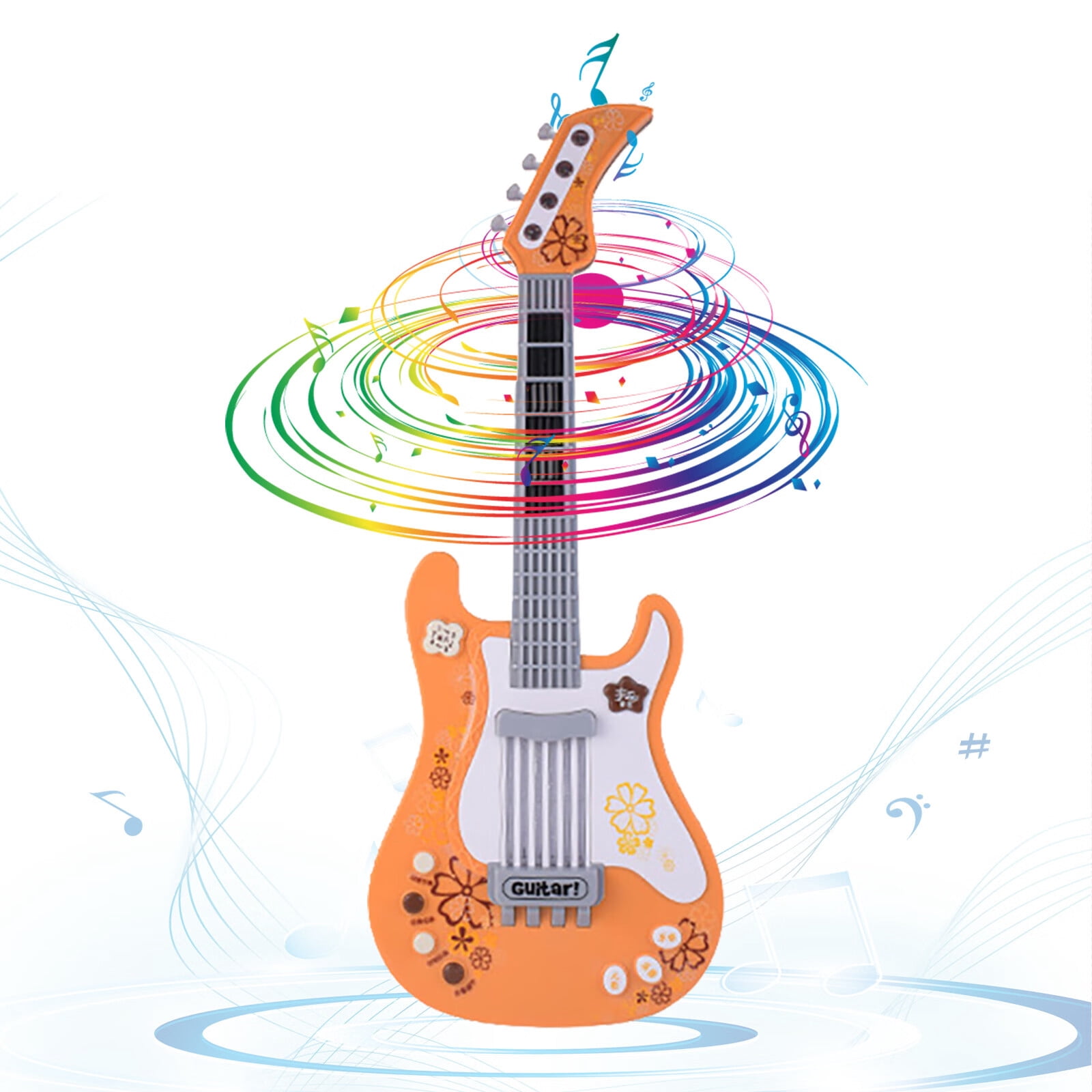 Sehao Children's Guitar, Electric Toy Guitar for Beginners, Children's
