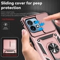 thumbnail image 5 of For Motorola Edge 40 Pro Case Shockproof Armor Magnetic Ring Stand Cover Camera Lens Protection Cover, 5 of 6