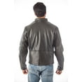 thumbnail image 6 of Reed Men's Naked Cow Leather Motorcycle Jacket 8XL Black, 6 of 6