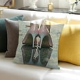thumbnail image 3 of BANET High Heel Shoes Throw Pillow Cover, Pink High Heel Shoes Decorative Couch Pillow Case Farmhouse Cushion Covers for Bedroom Home Dorm Car 22x22in, 3 of 5