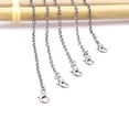 thumbnail image 4 of Collier en Or en Acier Inoxydable avec Plusieurs Rallonges et Pendentifs pour Longueurs Ajustables, 4 of 7