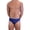 Navy, variant on Boy's/Men's Swim Briefs Sport Racer Swimsuit (MR004) - Black - 34