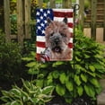 thumbnail image 2 of Carolines Treasures SC9638GF Norwich Terrier with American Flag USA Flag Garden Size  Small multicolor, 2 of 2