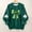 Green D, variant on Girls St Patricks Day Shirt Good Fortune Clover Graphic Sweatshirt Green Crewneck Top Soft Stretch Kids to Youth Sizes,Size 12-13T